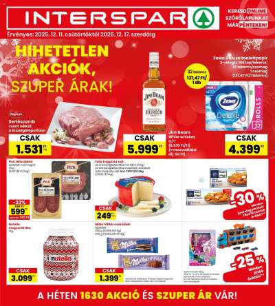 Akciós újság Interspar