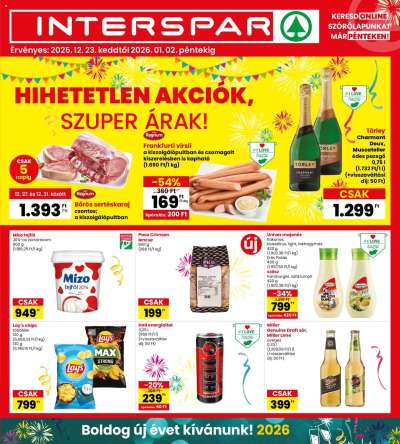 Akciós újság Interspar