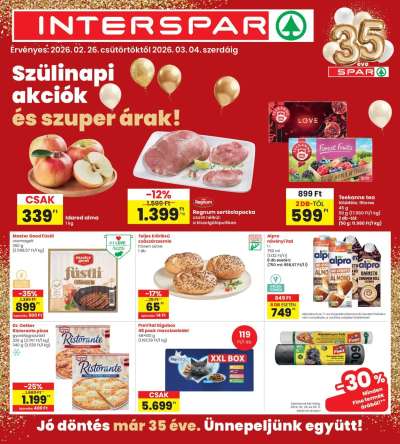 Akciós újság Interspar