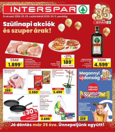 Interspar akciós újság