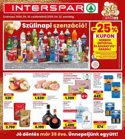 Interspar akciós újság