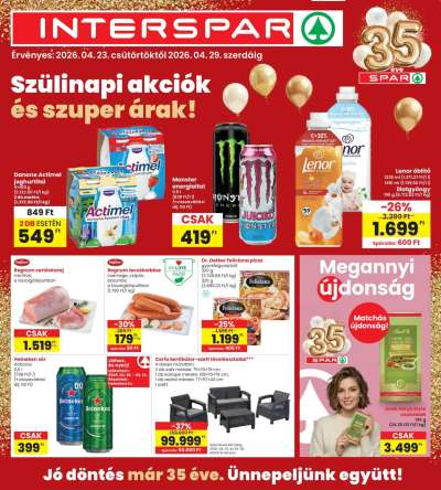 Interspar akciós újság