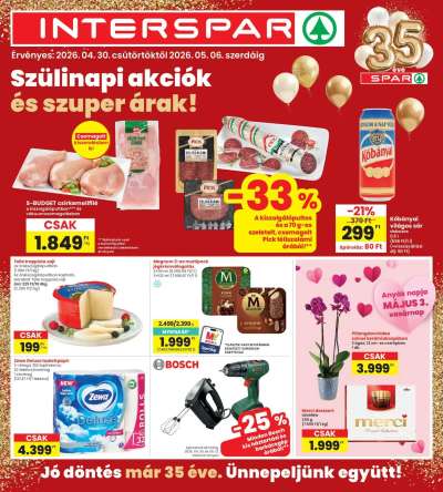 Interspar akciós újság