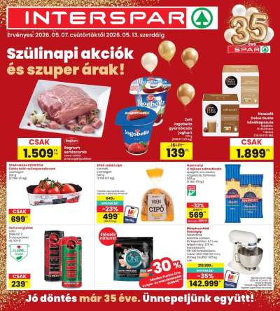 Interspar akciós újság