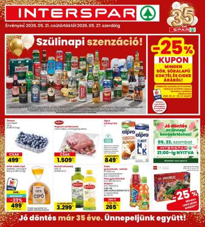 Interspar akciós újság