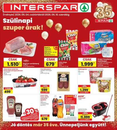 Interspar akciós újság