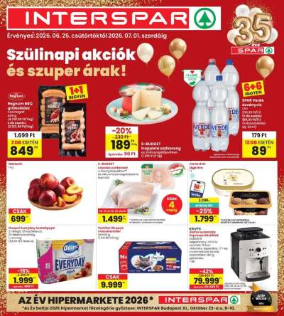 Interspar akciós újság
