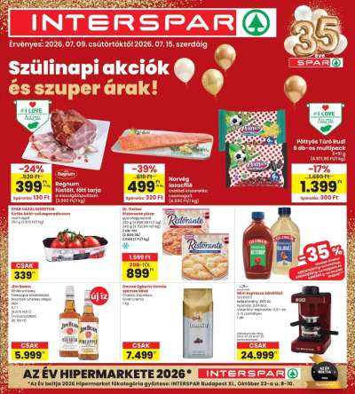 Interspar akciós újság