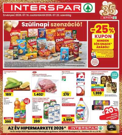 Interspar akciós újság