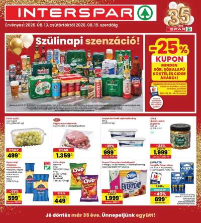 Interspar akciós újság