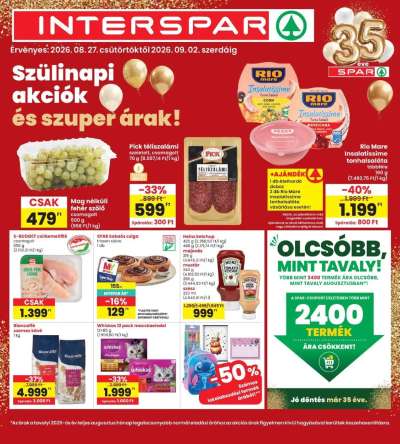Interspar akciós újság