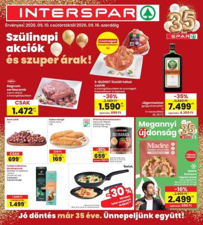 Interspar akciós újság