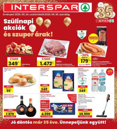 Interspar akciós újság