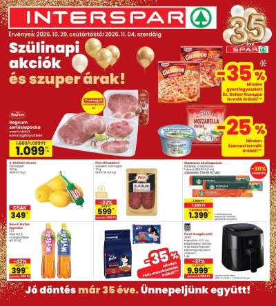 Interspar akciós újság