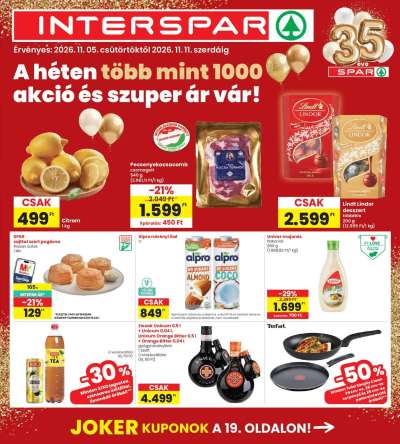 Interspar akciós újság
