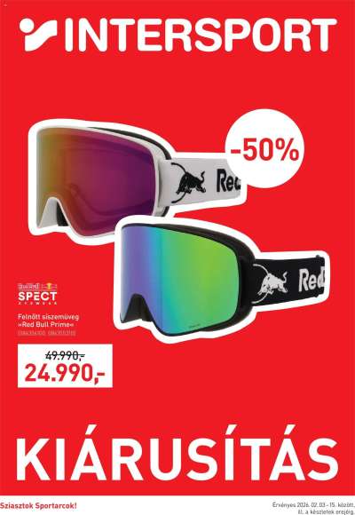 Akciós újság Intersport