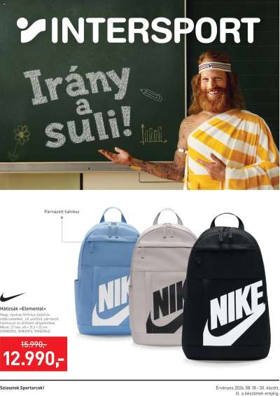Intersport akciós újság