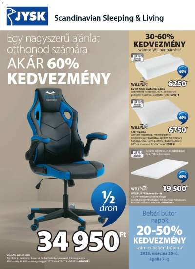 JYSK akciós újság