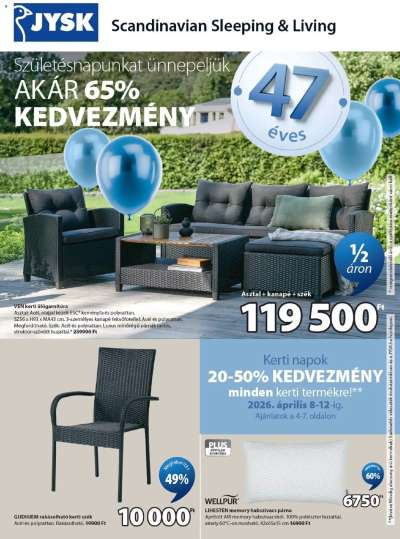 JYSK akciós újság