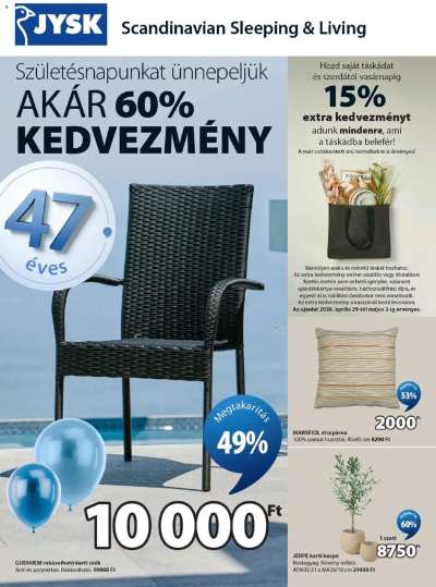 JYSK akciós újság