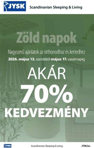 JYSK akciós újság
