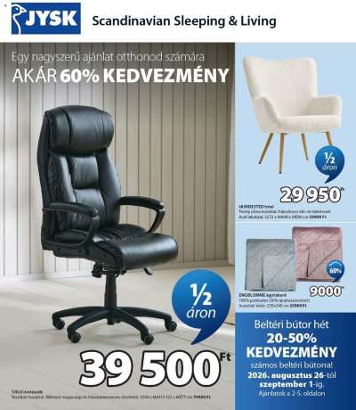 JYSK akciós újság