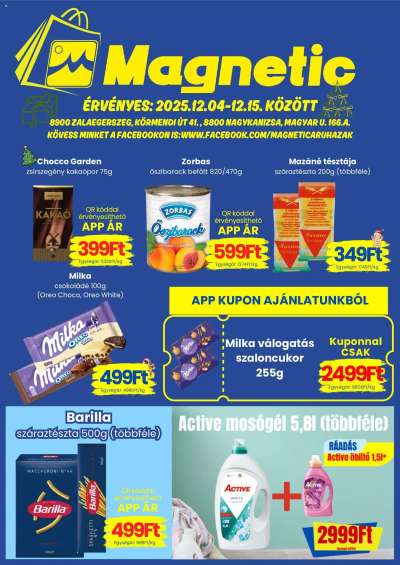 Akciós újság Magnetic
