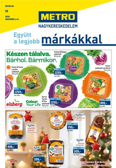 Akciós újság Metro