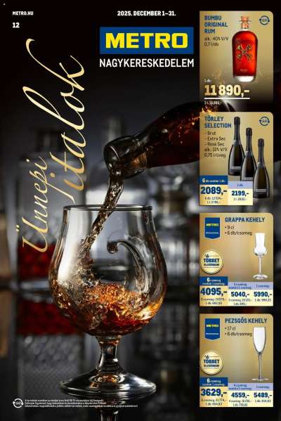 Ünnepi Italok katalógus