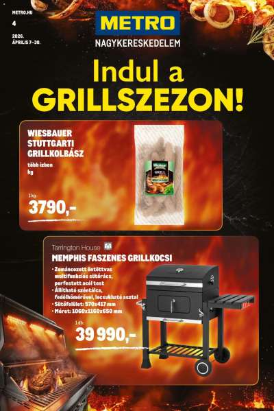 Metro Grillszezon katalógus 2026/04