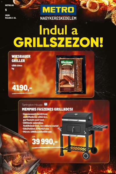 Metro Grill katalógus 2026/05