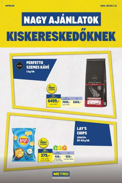 Metro Nagy Ajánlatok Kiskereskedőknek 2026/07