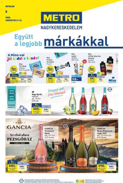 Metro Márkák katalógus 2026/08