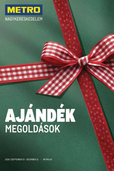 Metro Ajándék megoldások 2026/09-12