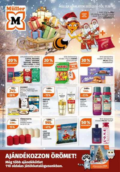 Akciós újság Müller