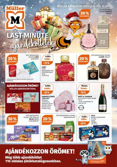Akciós újság Müller