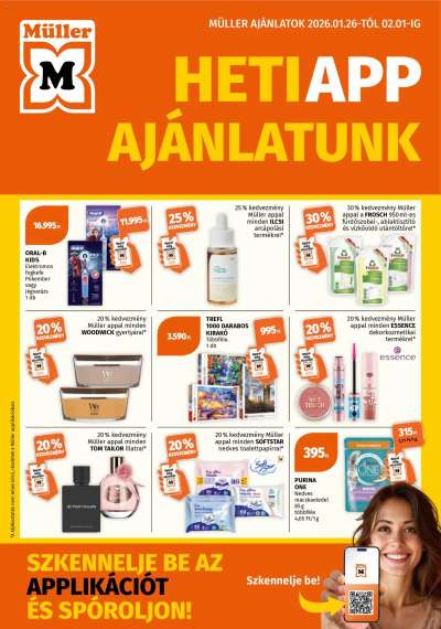 Akciós újság Müller