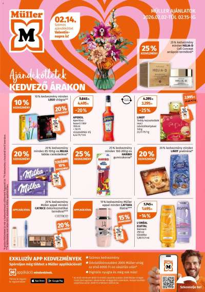 Akciós újság Müller