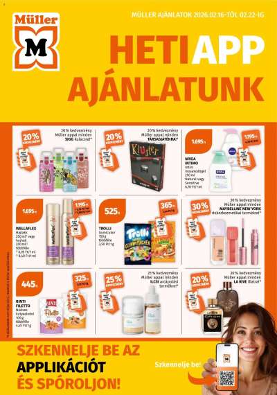 Akciós újság Müller