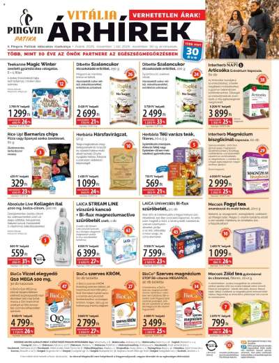 Pingvin Vitália Árhírek