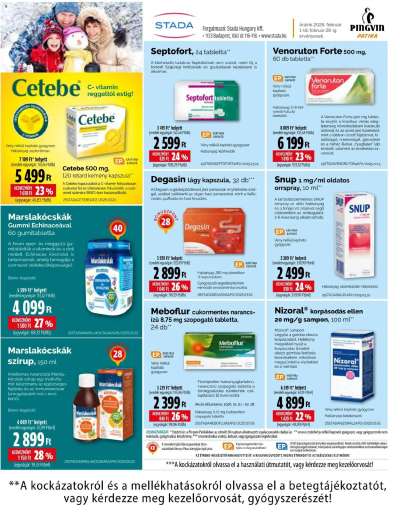 Akciós újság Pingvin Patika