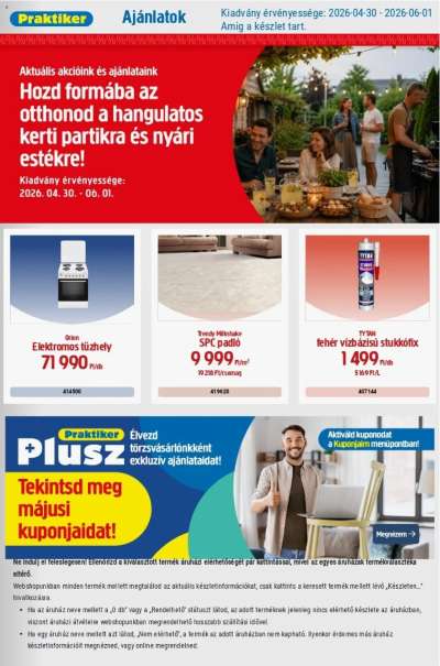 Praktiker akciós újság