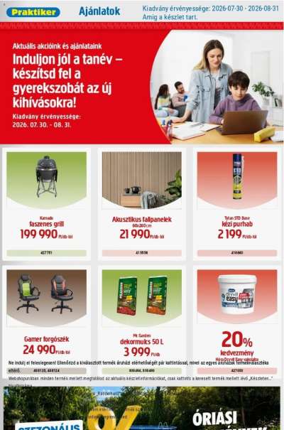 Praktiker akciós újság
