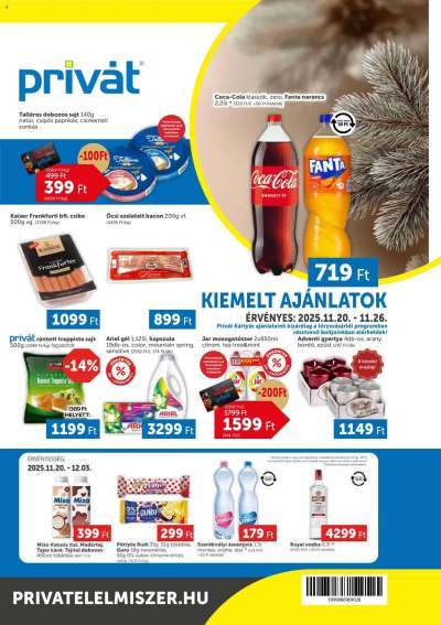 Akciós újság PRIVÁT