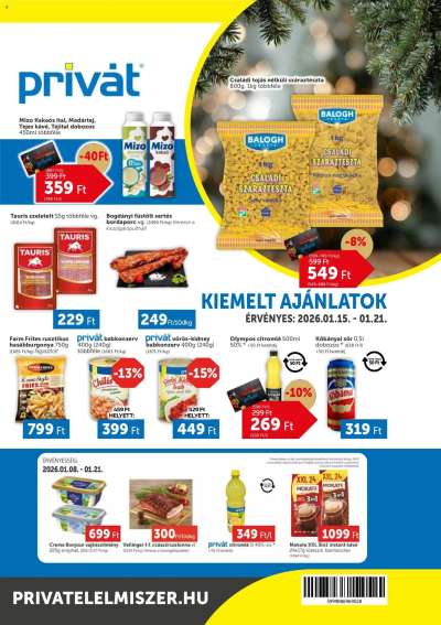 Akciós újság PRIVÁT