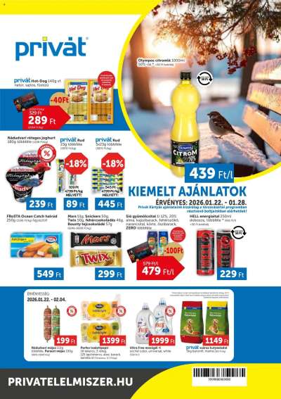 Akciós újság PRIVÁT