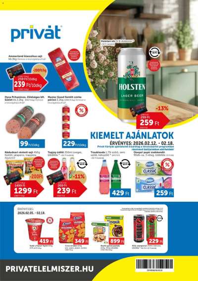 Akciós újság PRIVÁT