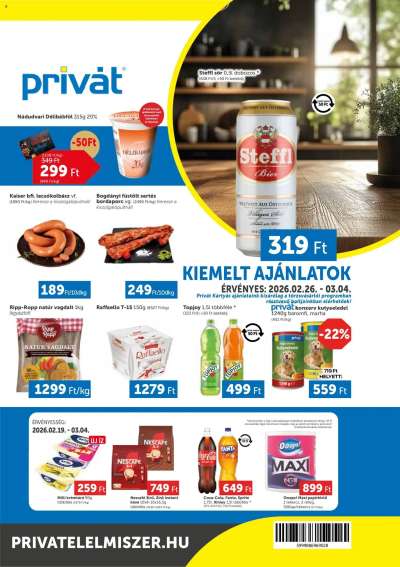 Akciós újság PRIVÁT
