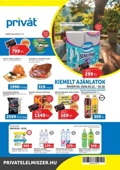 PRIVÁT akciós újság