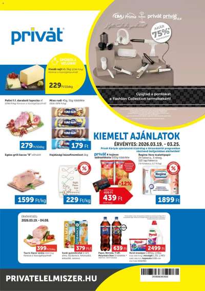 PRIVÁT akciós újság